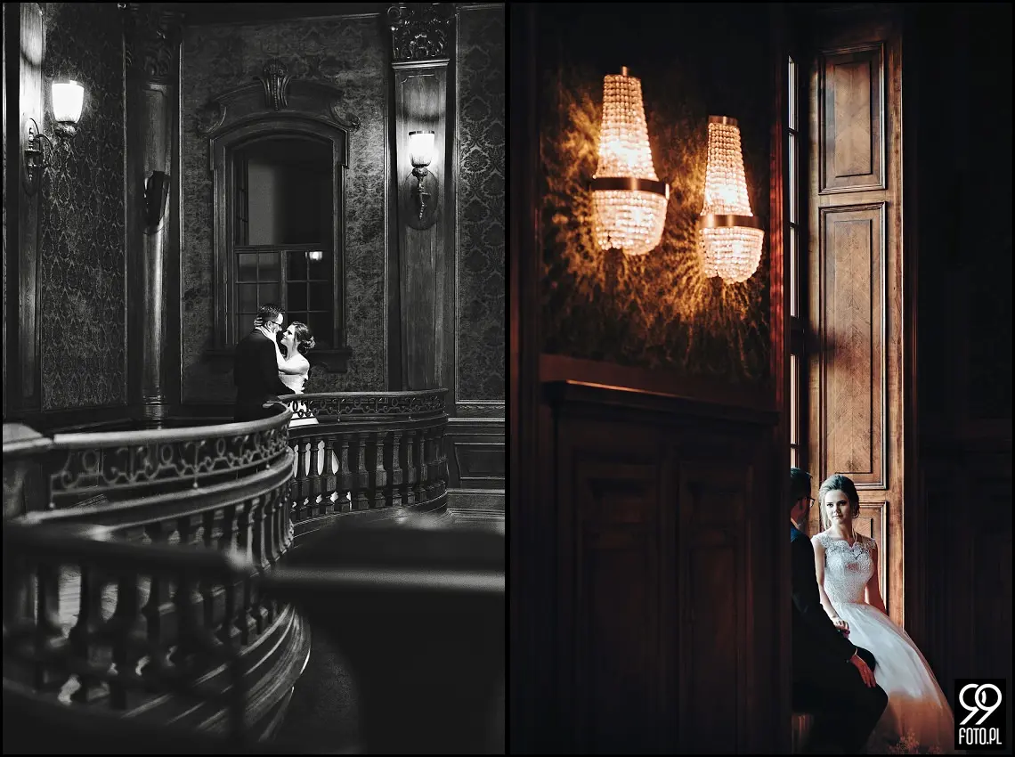 pałac goetzów okocimskich, plener ślubny pomysły, sesja ślubna kraków gdzie, sesja ślubna jesienią