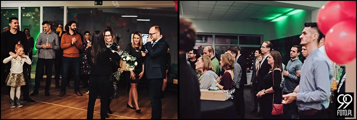 Fotograf na wigilię firmową w Krakowie, wigilia firmowa