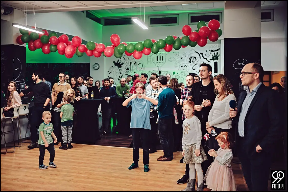 Fotograf na wigilię firmową w Krakowie, wigilia firmowa