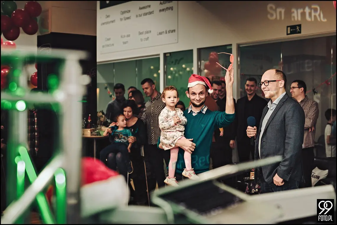 Fotograf na wigilię firmową w Krakowie, wigilia firmowa