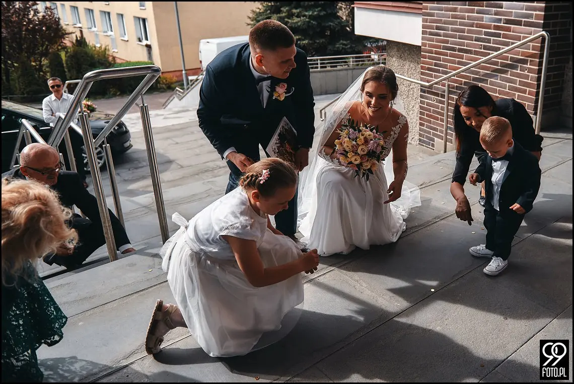 Hotel Junior Skotnicka, dobry fotograf ślubny Skawina, zdjęcia ślubne w Skawinie