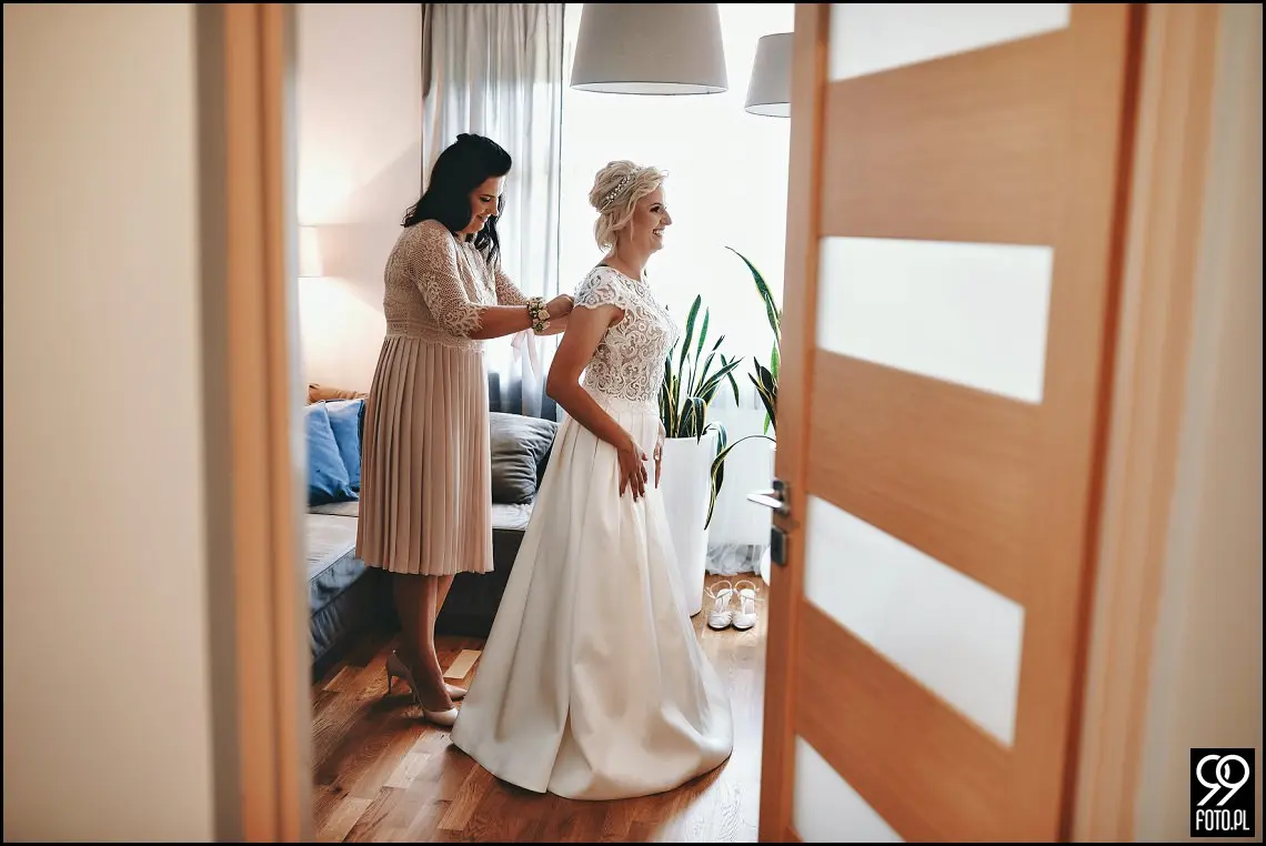 Reportaż ślubny sala weselna Babie Lato Gdów, dobry fotograf ślubny Biertowice