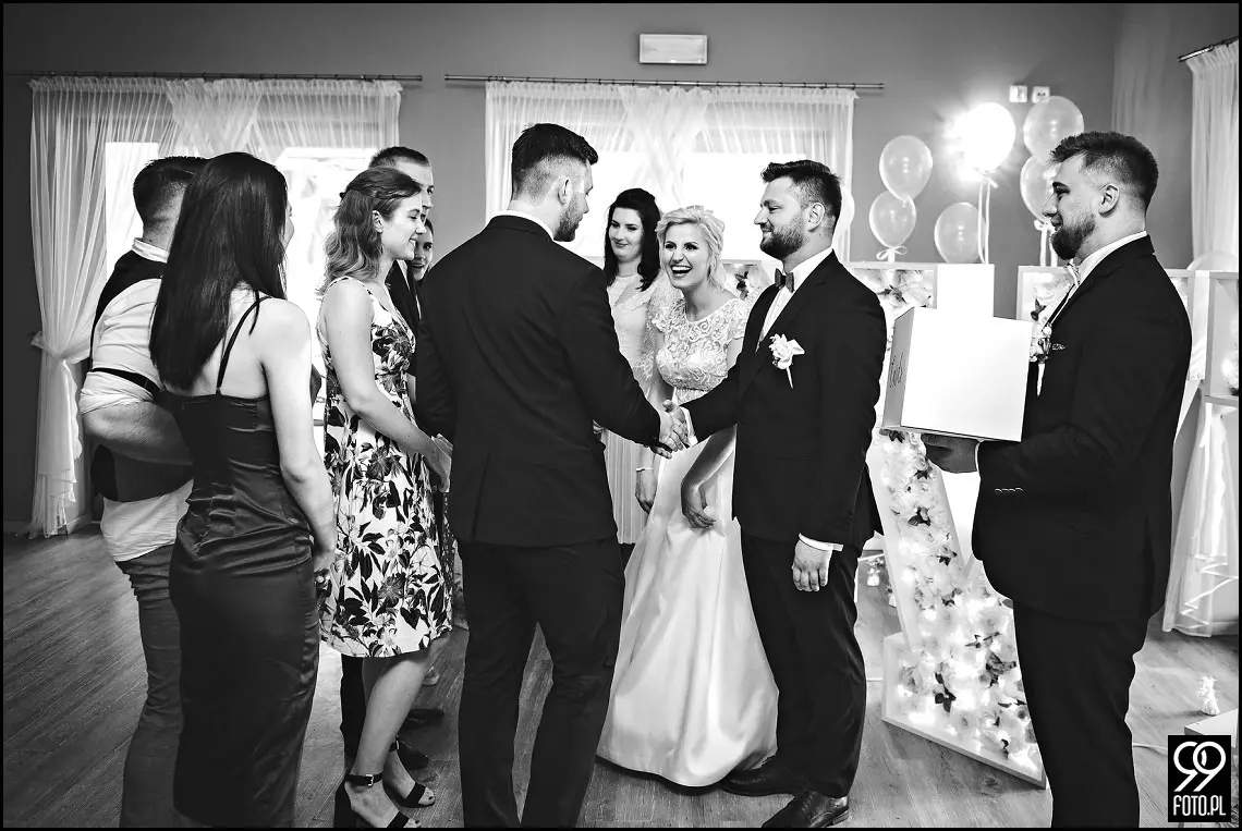 Reportaż ślubny sala weselna Babie Lato Gdów, dobry fotograf ślubny Biertowice