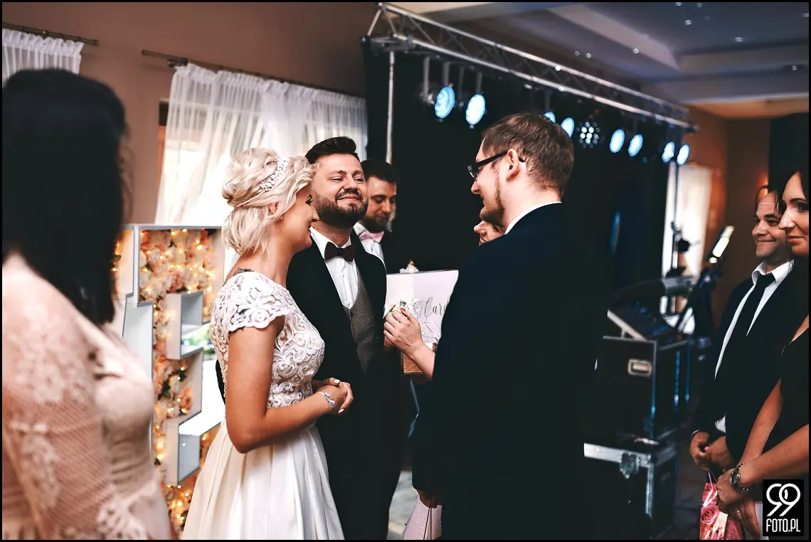 Reportaż ślubny sala weselna Babie Lato Gdów, dobry fotograf ślubny Biertowice