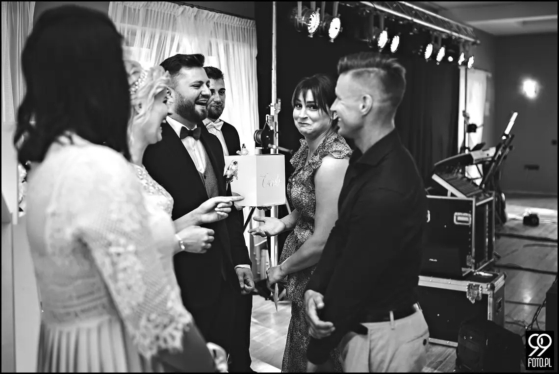 Reportaż ślubny sala weselna Babie Lato Gdów, dobry fotograf ślubny Biertowice