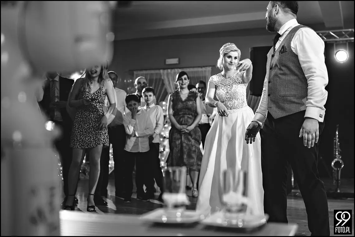 Reportaż ślubny sala weselna Babie Lato Gdów, dobry fotograf ślubny Biertowice