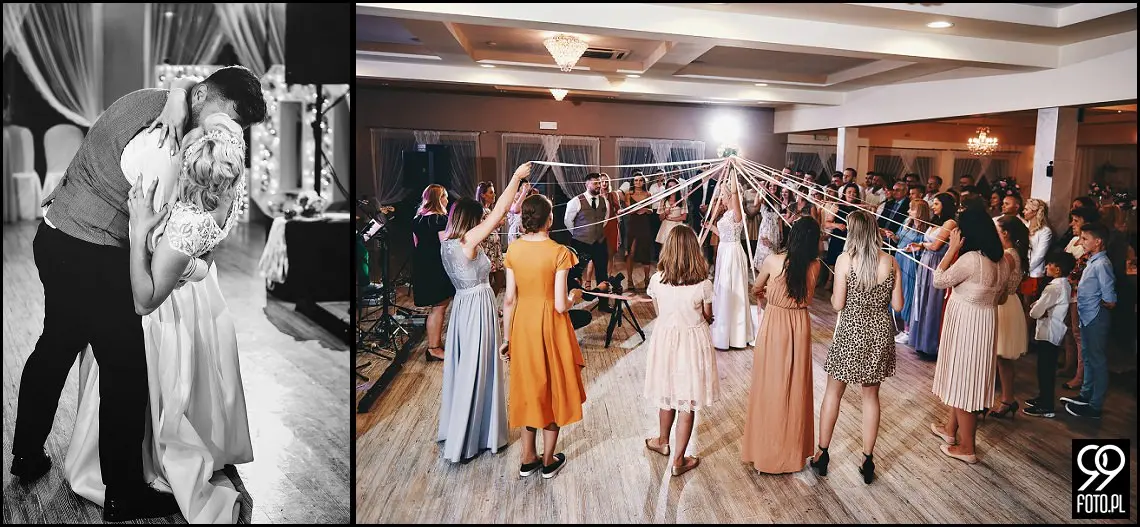 Reportaż ślubny sala weselna Babie Lato Gdów, dobry fotograf ślubny Biertowice