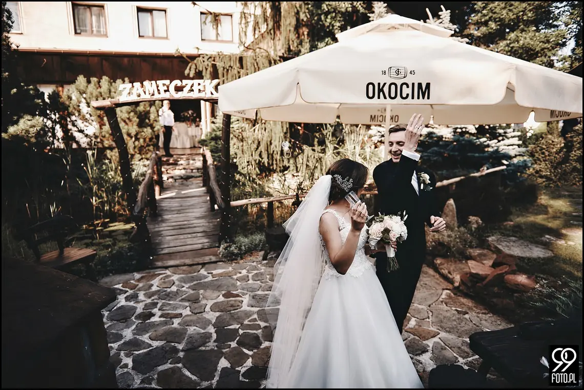 hotel zameczek książ wielki, ślubne iskierki miłości, fotograf na wesele Miechów