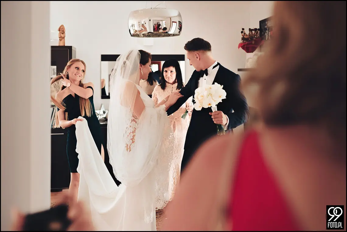 wesele glamour, ślub w stylu glamour, dworek fantazja skomielna biała