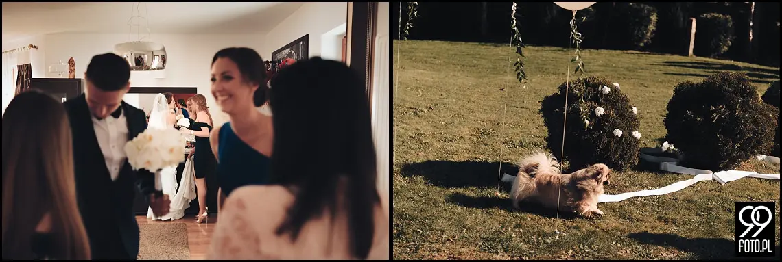 wesele glamour, ślub w stylu glamour, dworek fantazja skomielna biała