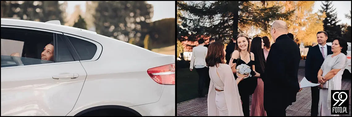 wesele glamour, ślub w stylu glamour, dworek fantazja skomielna biała