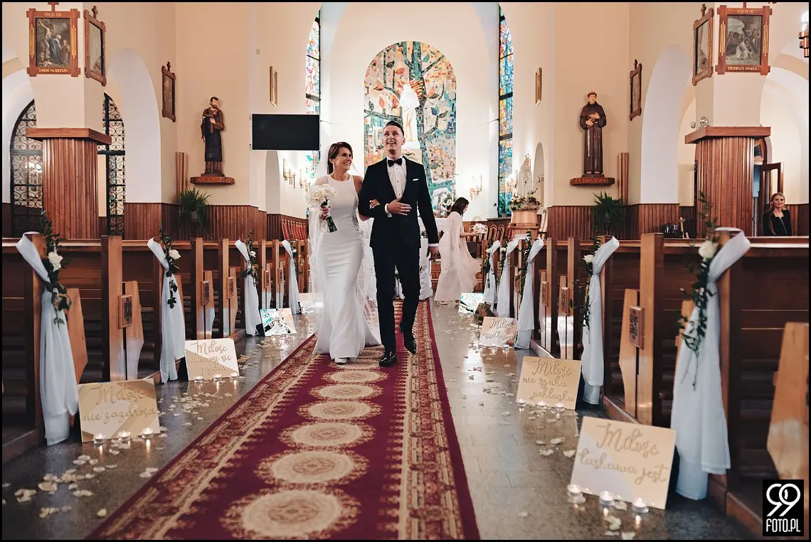 wesele glamour, ślub w stylu glamour, dworek fantazja skomielna biała