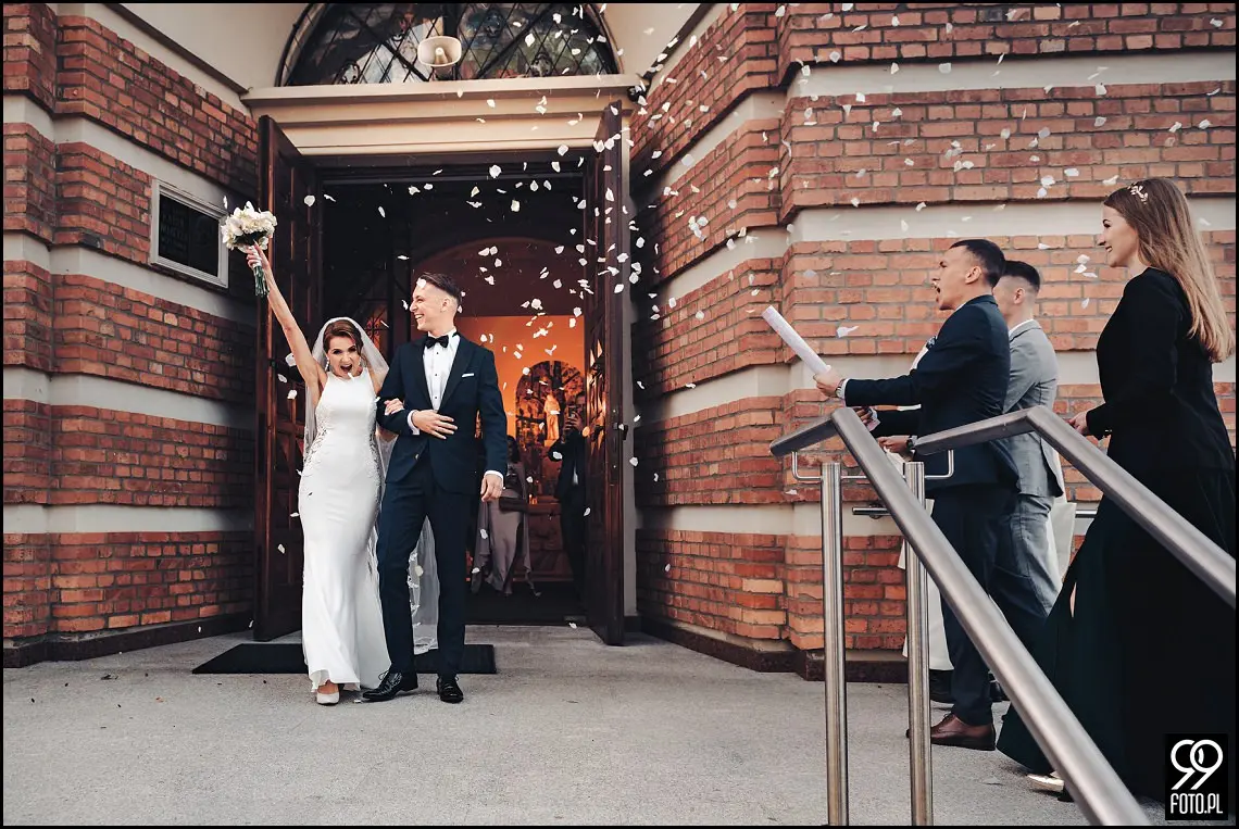 wesele glamour, ślub w stylu glamour, dworek fantazja skomielna biała