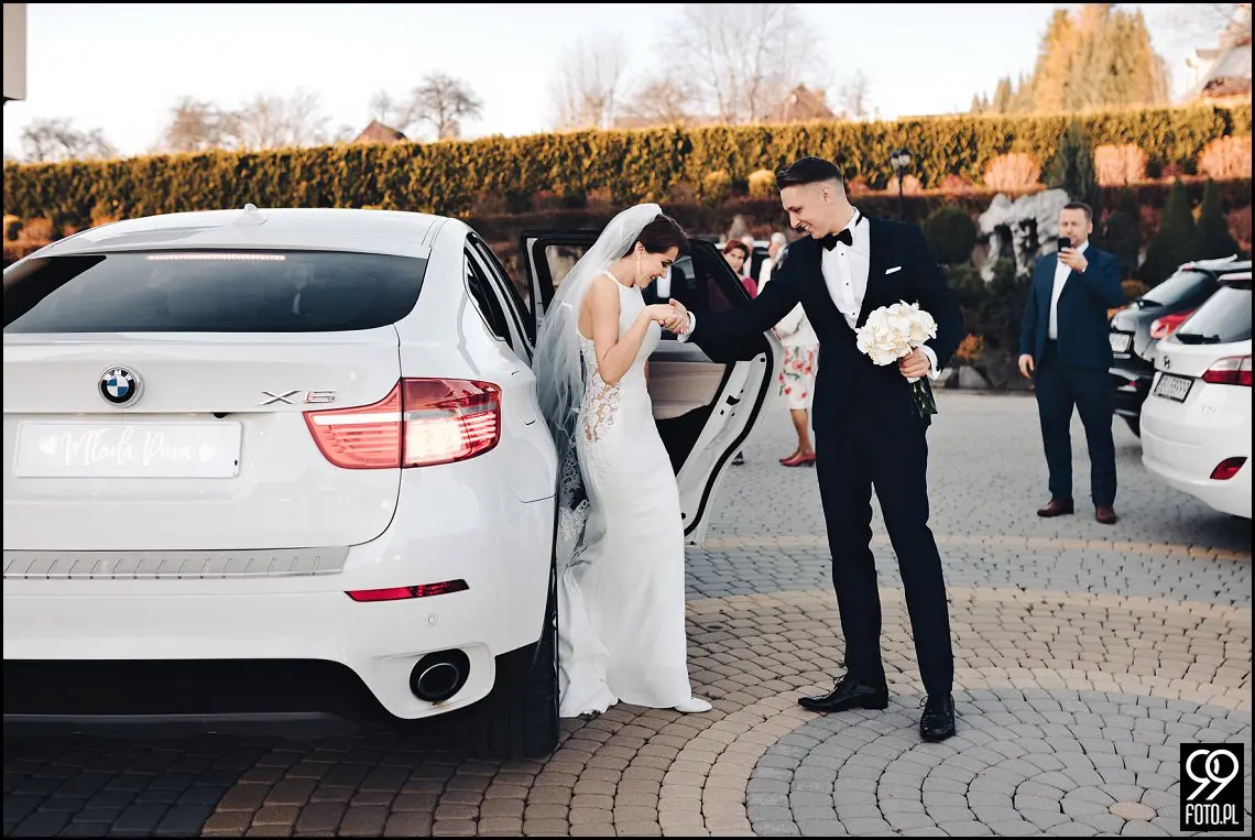 wesele glamour, ślub w stylu glamour, dworek fantazja skomielna biała