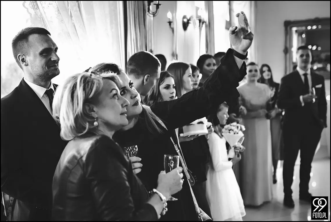 wesele glamour, ślub w stylu glamour, dworek fantazja skomielna biała