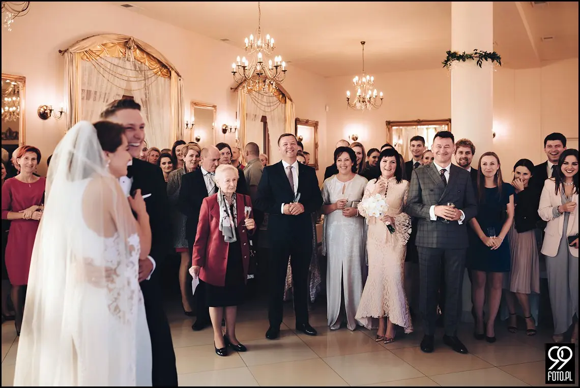 wesele glamour, ślub w stylu glamour, dworek fantazja skomielna biała