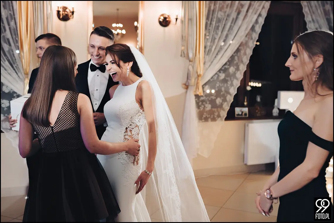 wesele glamour, ślub w stylu glamour, dworek fantazja skomielna biała