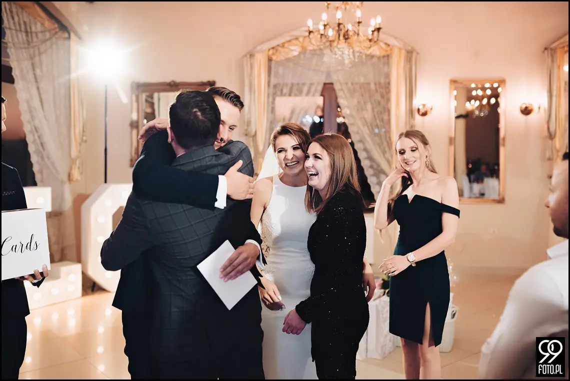 wesele glamour, ślub w stylu glamour, dworek fantazja skomielna biała