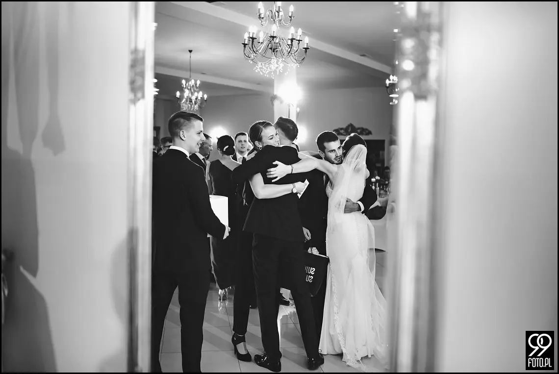 wesele glamour, ślub w stylu glamour, dworek fantazja skomielna biała