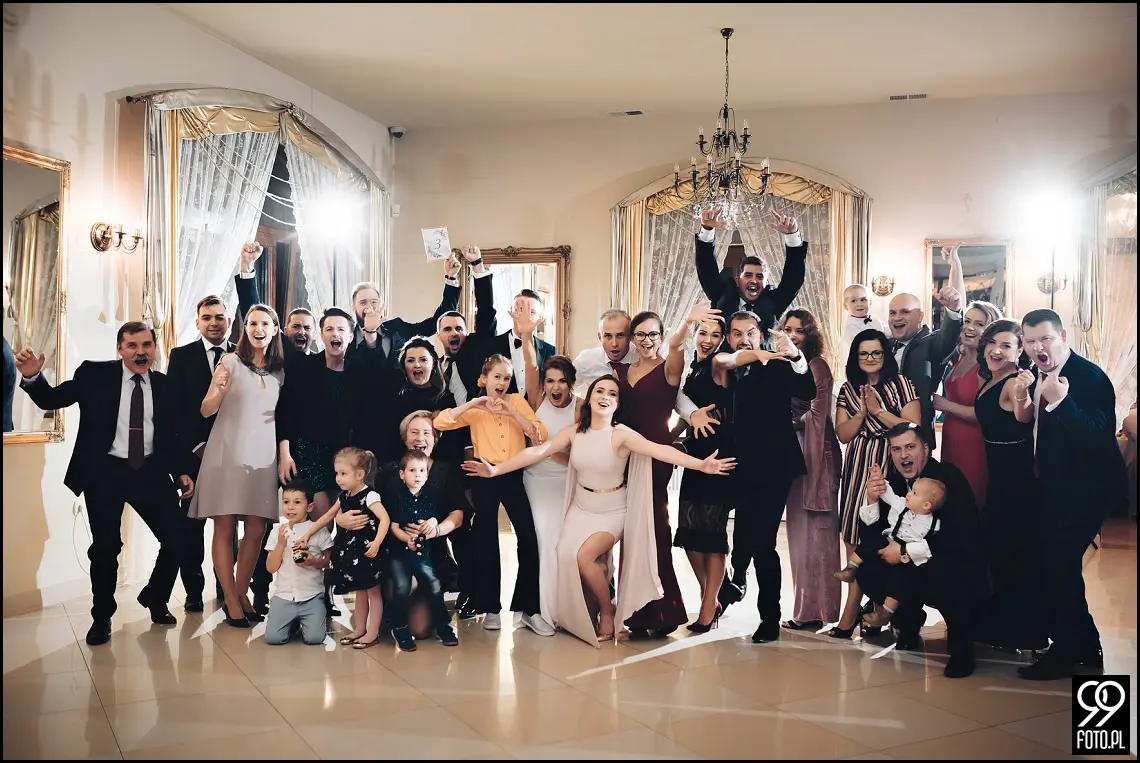 wesele glamour, ślub w stylu glamour, dworek fantazja skomielna biała