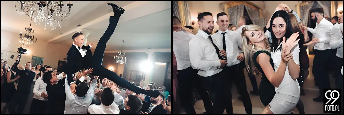 wesele glamour, ślub w stylu glamour, dworek fantazja skomielna biała