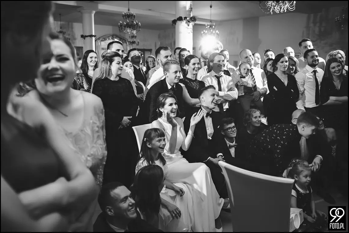 wesele glamour, ślub w stylu glamour, dworek fantazja skomielna biała