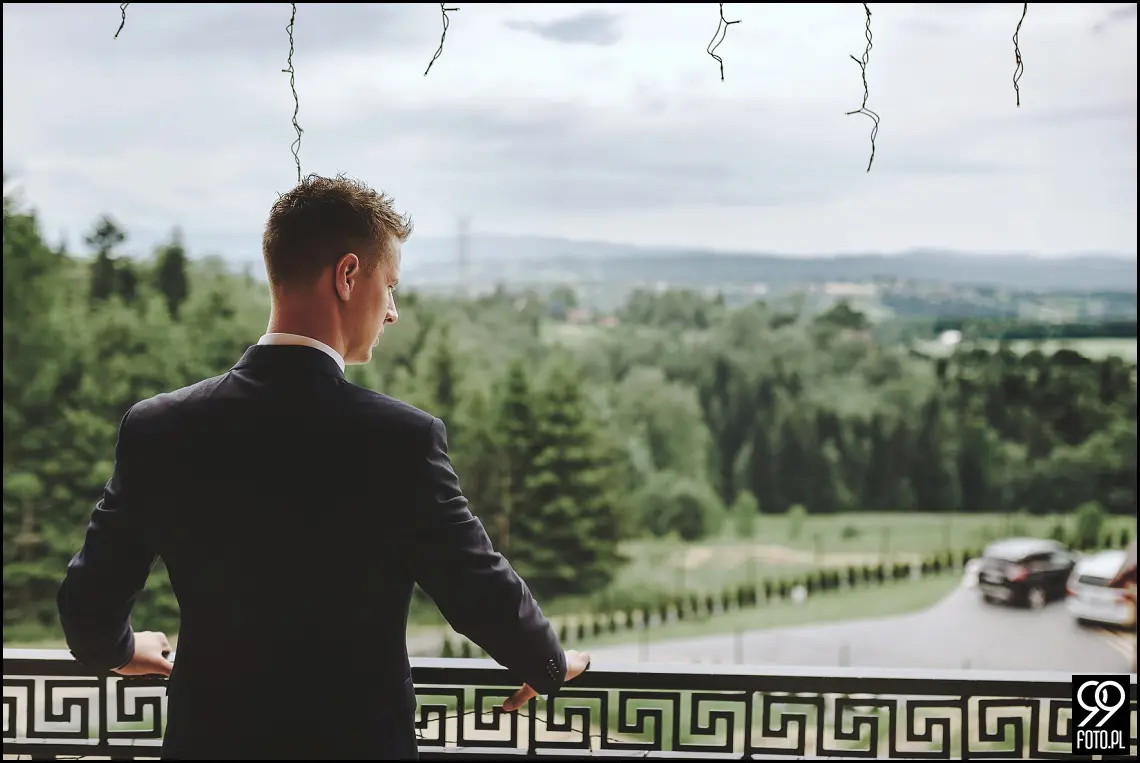 wesele w bystrej, ogród pełen lawendy klimontów, plener o zachodzie słońca