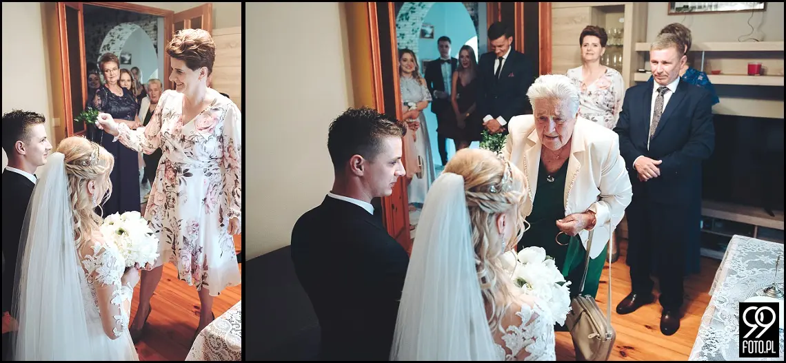 wesele w bystrej, ogród pełen lawendy klimontów, plener o zachodzie słońca