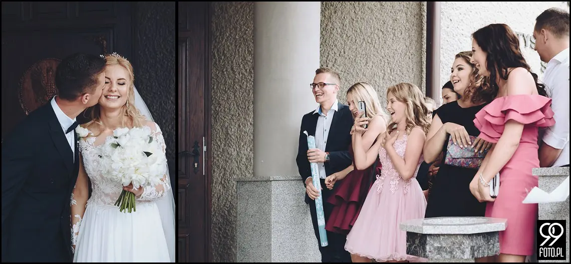 wesele w bystrej, ogród pełen lawendy klimontów, plener o zachodzie słońca