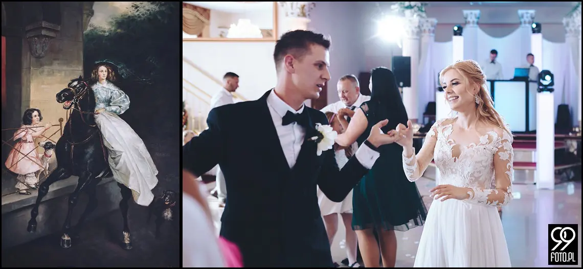 wesele w bystrej, ogród pełen lawendy klimontów, plener o zachodzie słońca