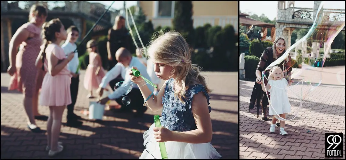 wesele w bystrej, ogród pełen lawendy klimontów, plener o zachodzie słońca