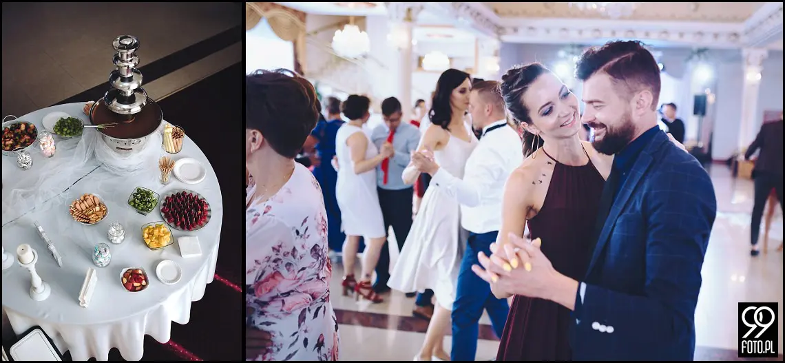 wesele w bystrej, ogród pełen lawendy klimontów, plener o zachodzie słońca