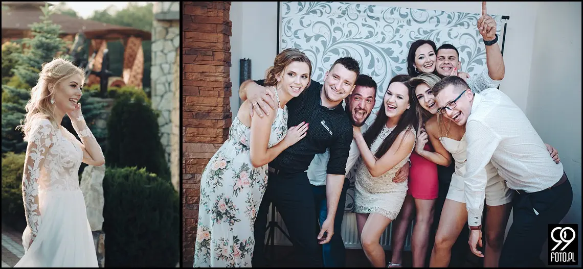 wesele w bystrej, ogród pełen lawendy klimontów, plener o zachodzie słońca