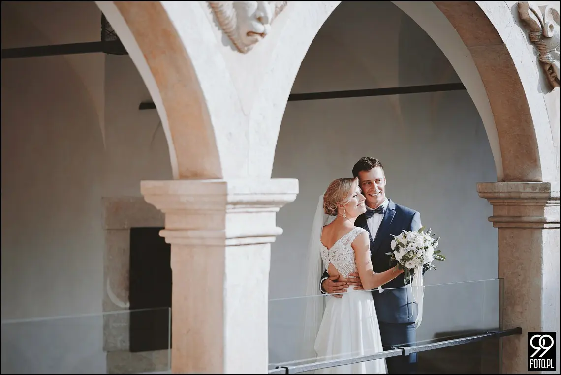 plener ślubny zamek pieskowa skała, sesja ślubna w zamku