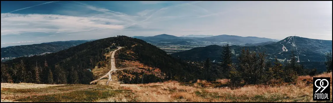 Plener ślubny w Beskidach, sesja ślubna w Beskidzie Śląskim, Szyndzielnia, Klimczok