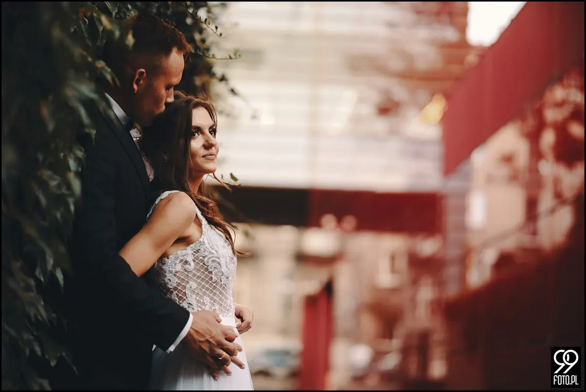 plener ślubny w Ogrodzie Botanicznym, zakochani w Krakowie, ślubna sesja zdjęciowa jesienią