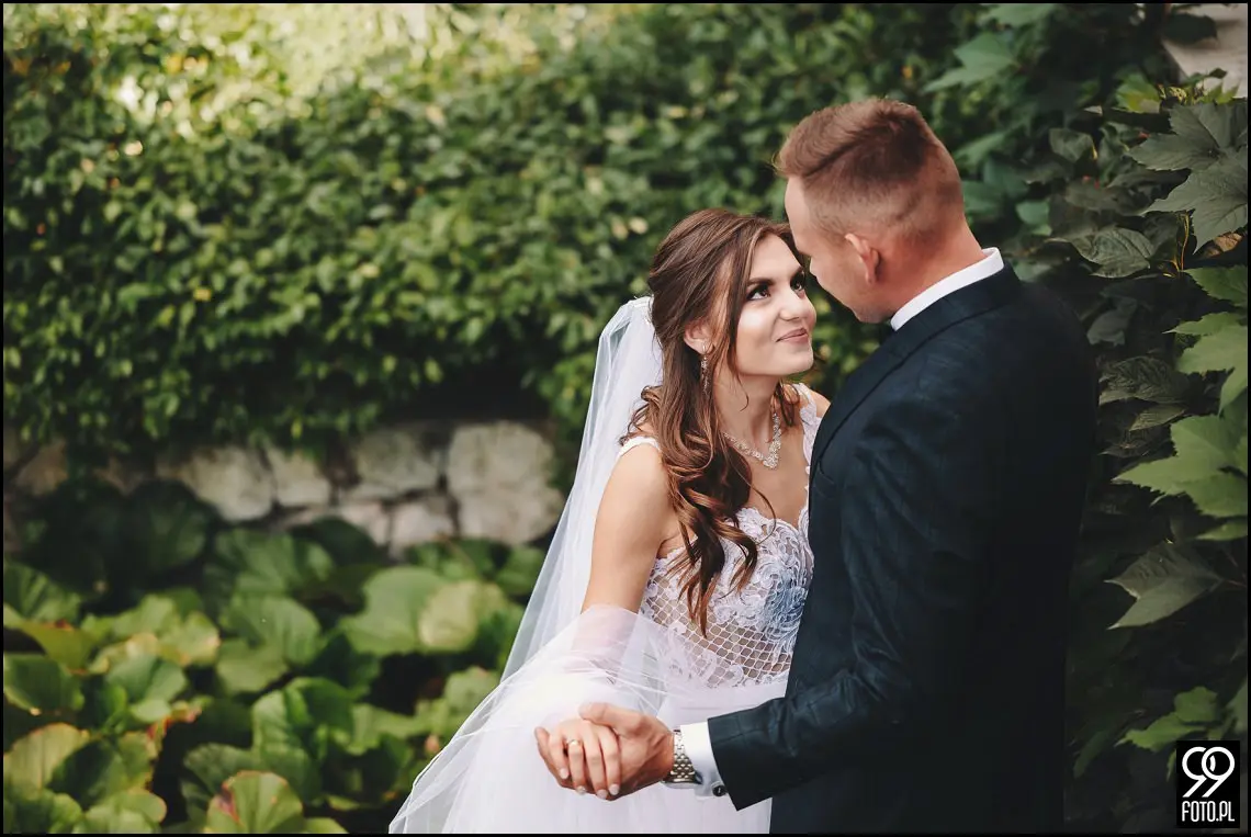 plener ślubny w Ogrodzie Botanicznym, zakochani w Krakowie, ślubna sesja zdjęciowa jesienią