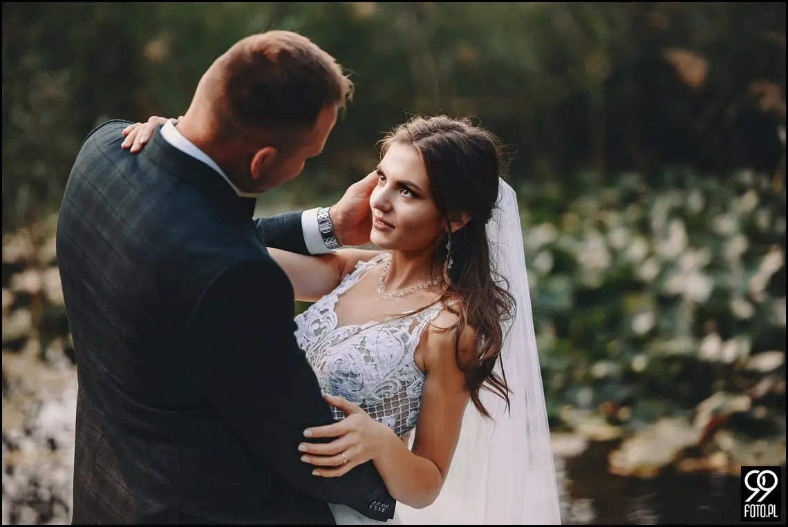 plener ślubny w Ogrodzie Botanicznym, zakochani w Krakowie, ślubna sesja zdjęciowa jesienią