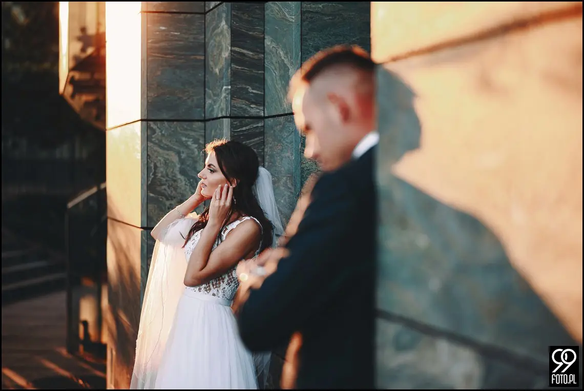 plener ślubny w Ogrodzie Botanicznym, zakochani w Krakowie, ślubna sesja zdjęciowa jesienią