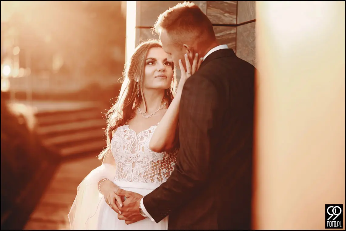 plener ślubny w Ogrodzie Botanicznym, zakochani w Krakowie, ślubna sesja zdjęciowa jesienią