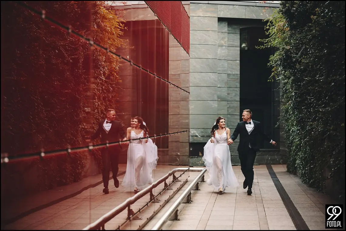 plener ślubny w Ogrodzie Botanicznym, zakochani w Krakowie, ślubna sesja zdjęciowa jesienią