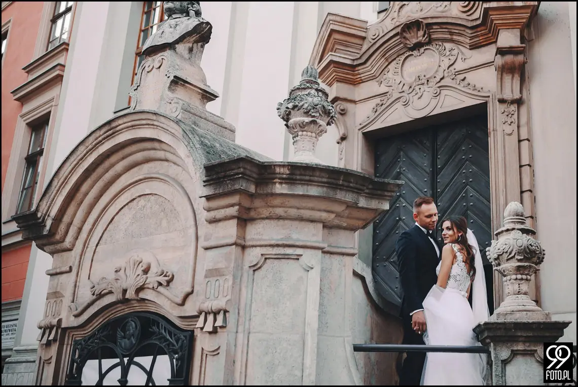 plener ślubny w Ogrodzie Botanicznym, zakochani w Krakowie, ślubna sesja zdjęciowa jesienią