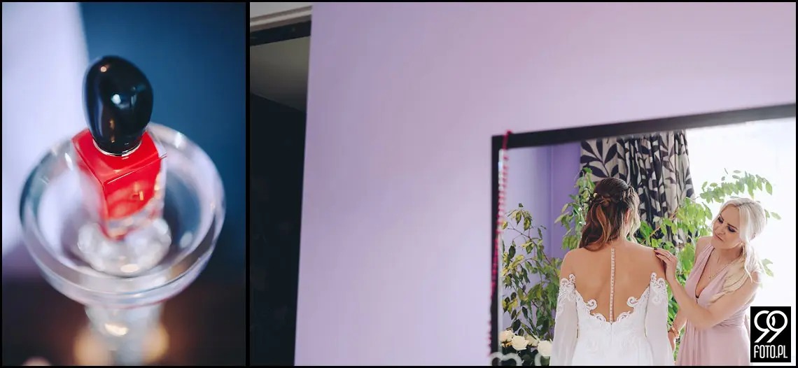 fotograf na wesele Rabka Zdrój, kościół św. Marii Magdaleny w Rabce, sala weselna Kabanos w Spytkowicach