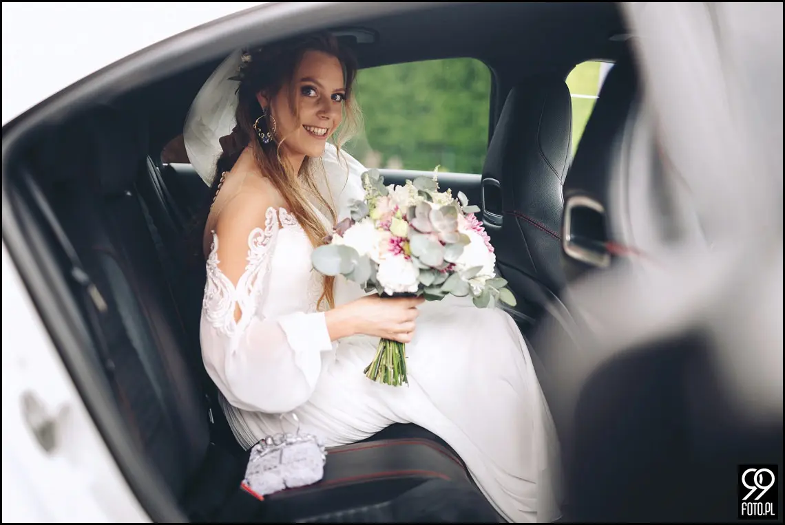 fotograf na wesele Rabka Zdrój, kościół św. Marii Magdaleny w Rabce, sala weselna Kabanos w Spytkowicach