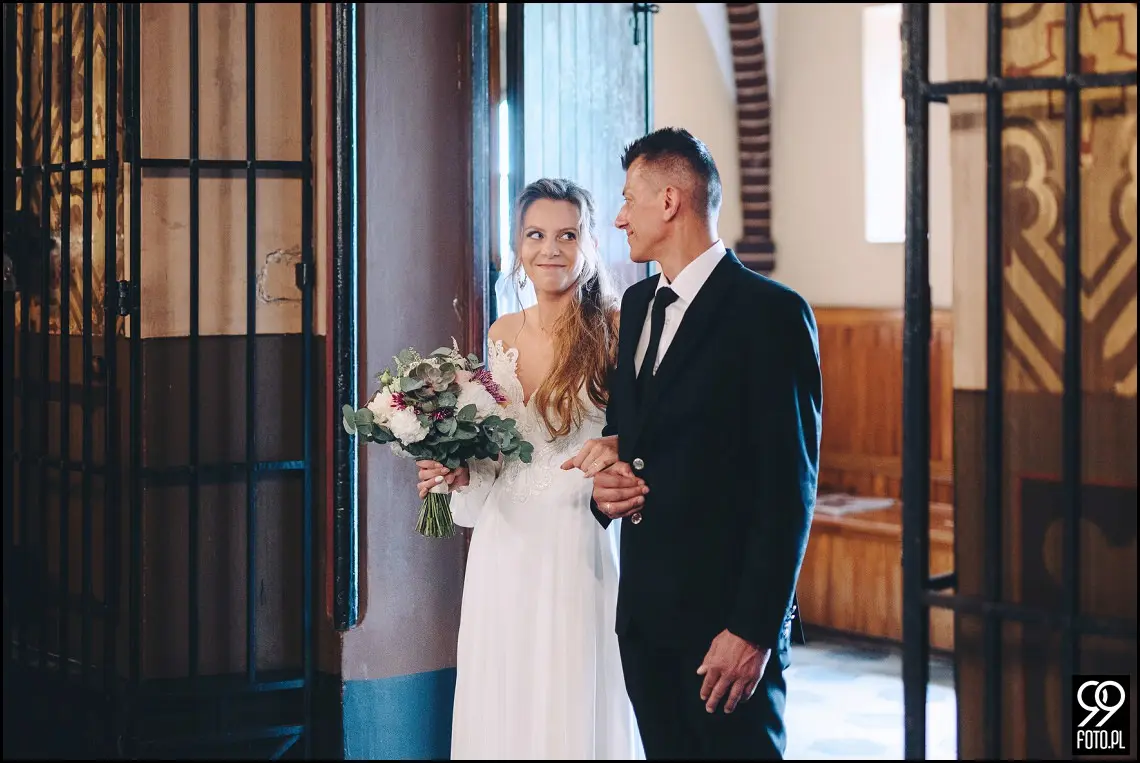 fotograf na wesele Rabka Zdrój, kościół św. Marii Magdaleny w Rabce, sala weselna Kabanos w Spytkowicach