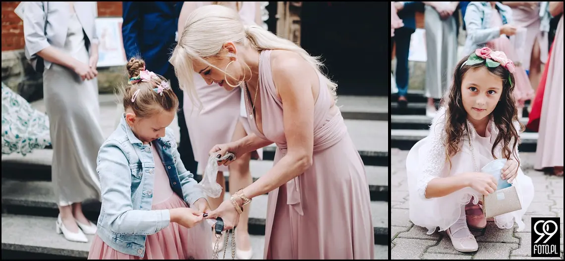 fotograf na wesele Rabka Zdrój, kościół św. Marii Magdaleny w Rabce, sala weselna Kabanos w Spytkowicach
