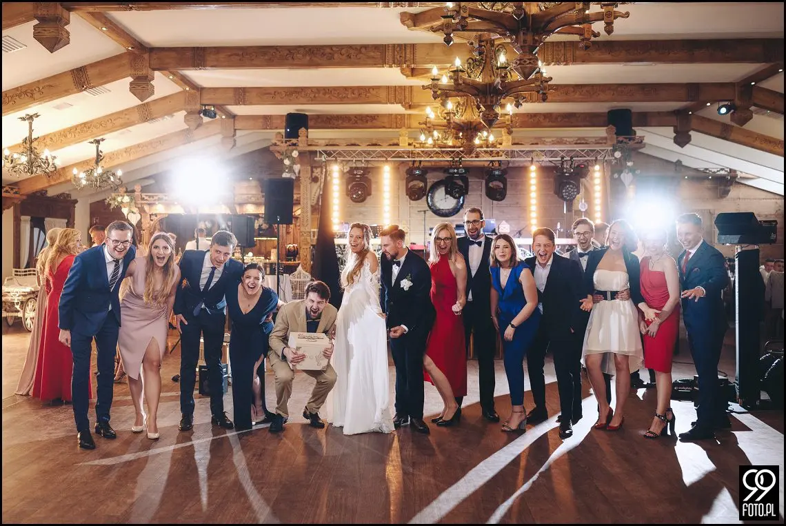 fotograf na wesele Rabka Zdrój, kościół św. Marii Magdaleny w Rabce, sala weselna Kabanos w Spytkowicach