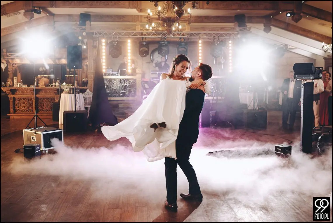 fotograf na wesele Rabka Zdrój, kościół św. Marii Magdaleny w Rabce, sala weselna Kabanos w Spytkowicach