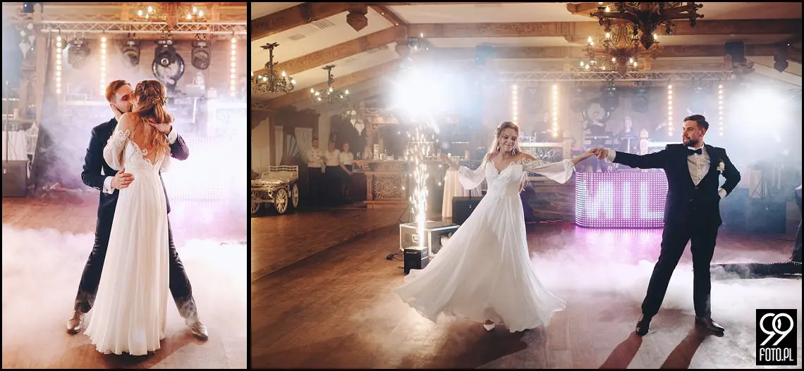 fotograf na wesele Rabka Zdrój, kościół św. Marii Magdaleny w Rabce, sala weselna Kabanos w Spytkowicach