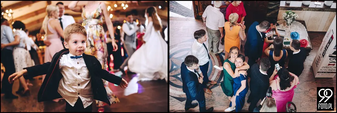 fotograf na wesele Rabka Zdrój, kościół św. Marii Magdaleny w Rabce, sala weselna Kabanos w Spytkowicach